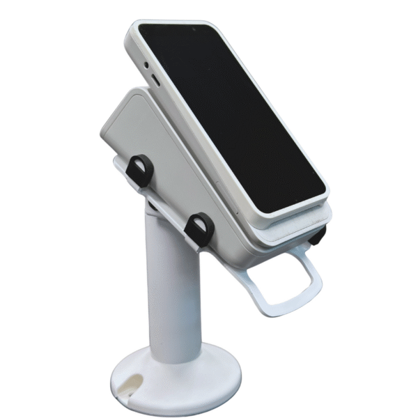 Stripe S700 POS Terminal Swivel and Tilt Stand (White) - Fits with Charging Dock Only