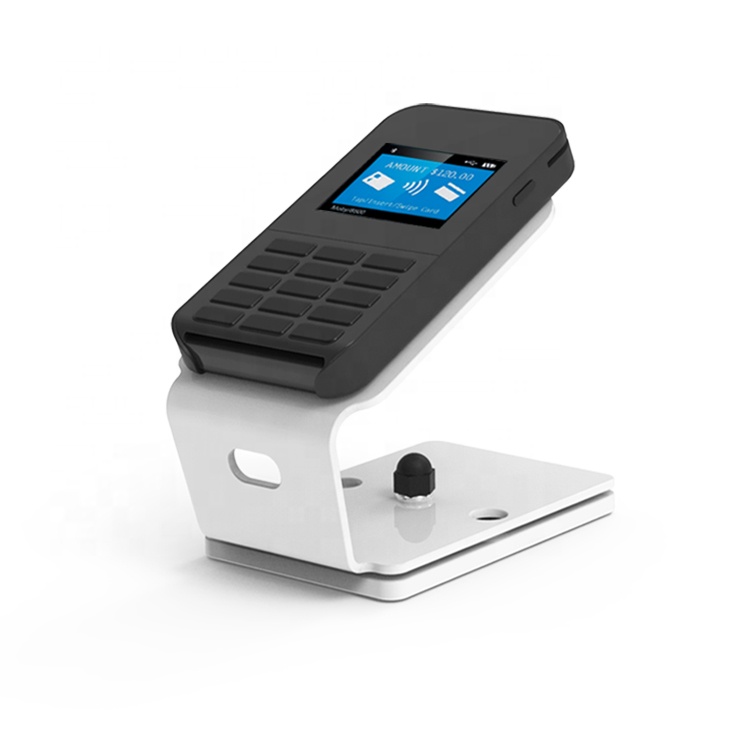 360 Degree Freely Swivel Metal Stand Rotating Terminal Pos Stand Pos Credit Card Holder