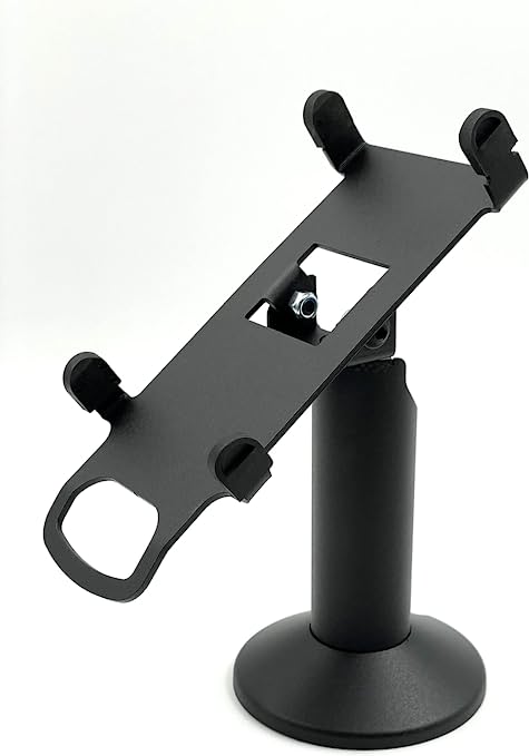 Newland N910 Swivel and Tilt Terminal Stand, Screw-in and Adhesive, Black