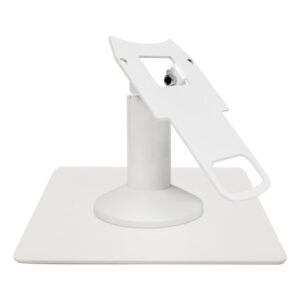 Clover Mini / Clover Mini 3 Low Freestanding Swivel and Tilt Stand with Square Plate (White)
