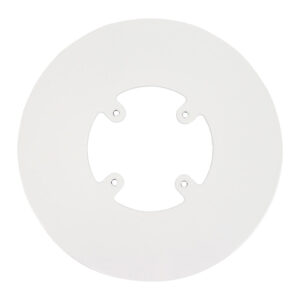 Freestanding White Round Base Plate