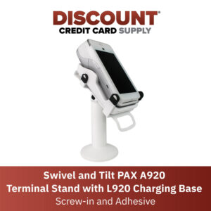 PAX A920 Swivel Stand with L920 Charging Base
