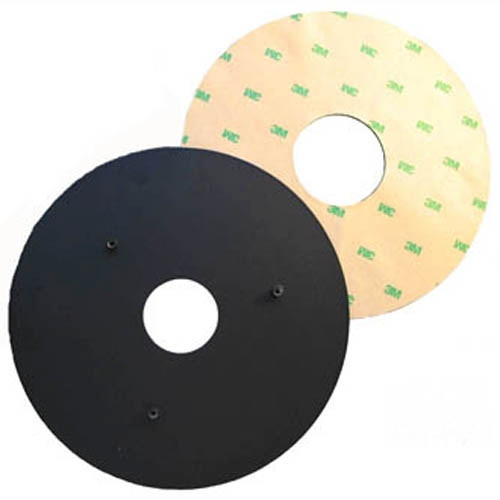 Open Hole Glue Pad System for Telescoping Credit Card Stands by Swivel Stands