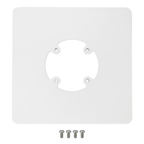 Freestanding White Square Base Plate