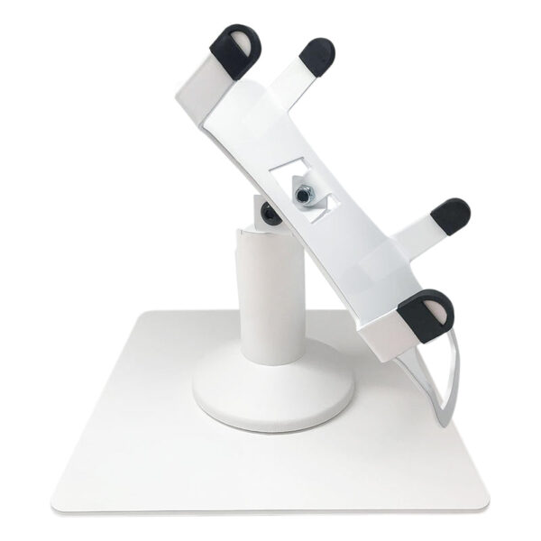 PAX A80 Freestanding Low Swivel and Tilt Stand with Square Plate (White)