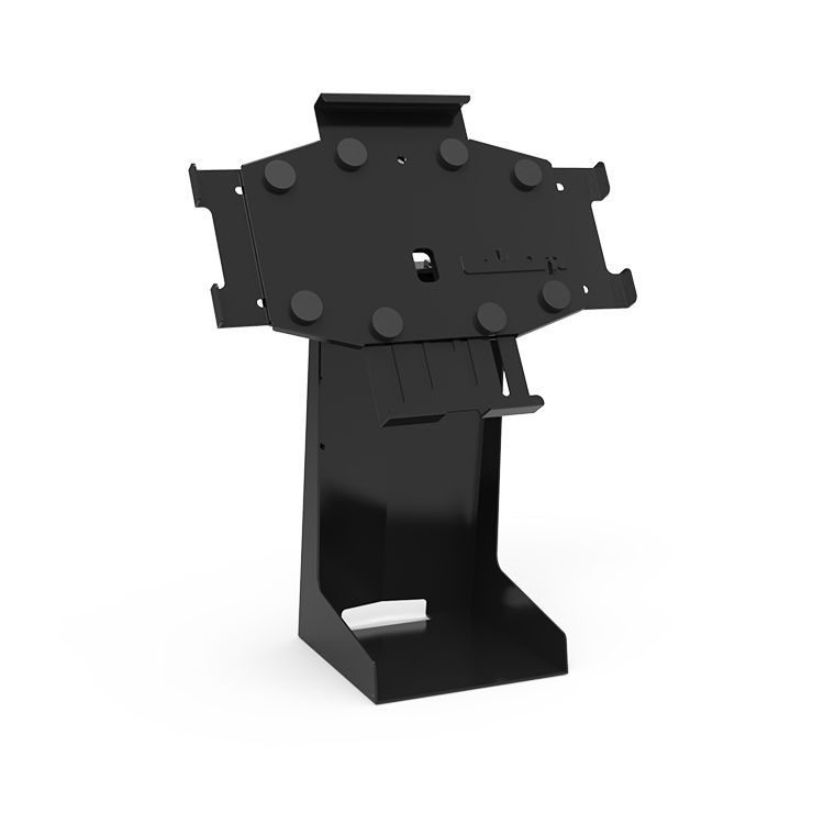 Adjustable Metal Two-in-one Saving Space Tablet Pos Stand for Full Series of iPad Series