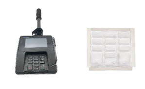 Verifone Mx915 Keypad Protective Cover and Drive-Thru Hand Held Bracket/Mount