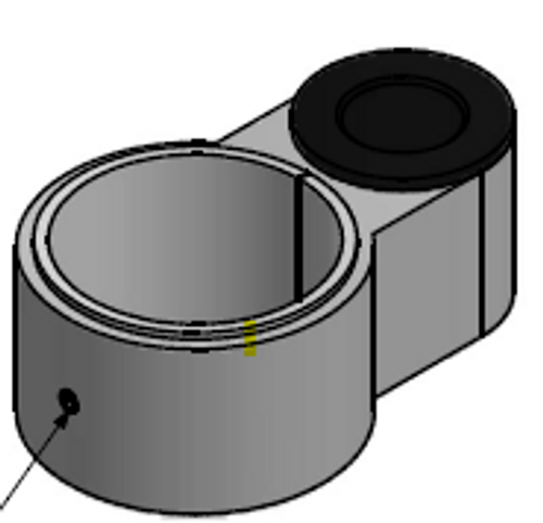 P314351-104__17119.1738773280.png Replacement Single Yoke for Modular Now Poles by HAT Design Works