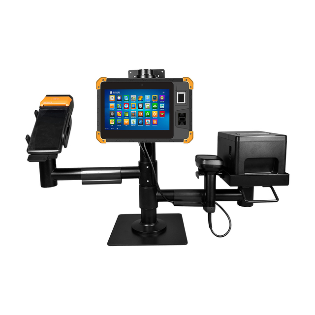 Metal Height Adjustable Vesa Mount POS Tablet Pole Stand 360 Degree Swivel Retail Mount PS-40