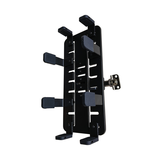 Black Adjustable Tilt Range Desktop Handsfree POS Cash Register Holder Metal POS Stand PS-H2