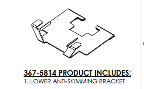 LOWER ANTI-SKIMMING BRACKET FOR VERIFONE M440 *NR