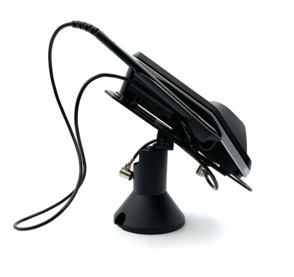 Verifone Mx915 / Verifone Mx925 Swivel and Tilt Stand with Device to Stand Security Tether Lock, Two Keys 8"